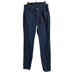 Monfrère Brando Slim Jeans Mens 34x34 Blue Dark Wash Stretch Japanese Denim